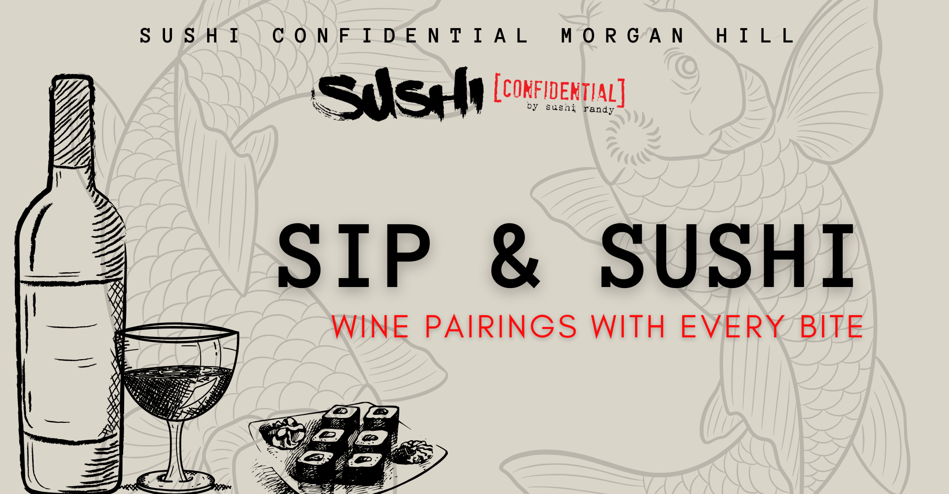 Sip and Sushi with Lion Ranch Winery